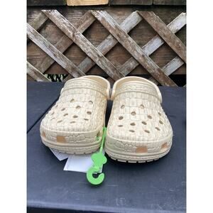 Crocs Classic Crocskin Clog Vanilla Ivory Unisex Men’s Size 5